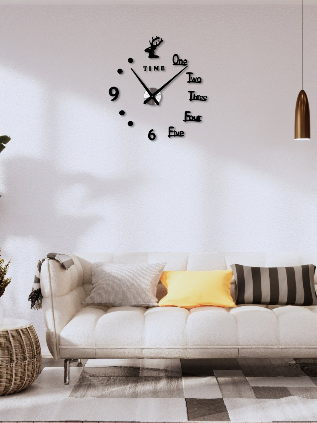 grande horloge murale 70 cm_Noir (2)