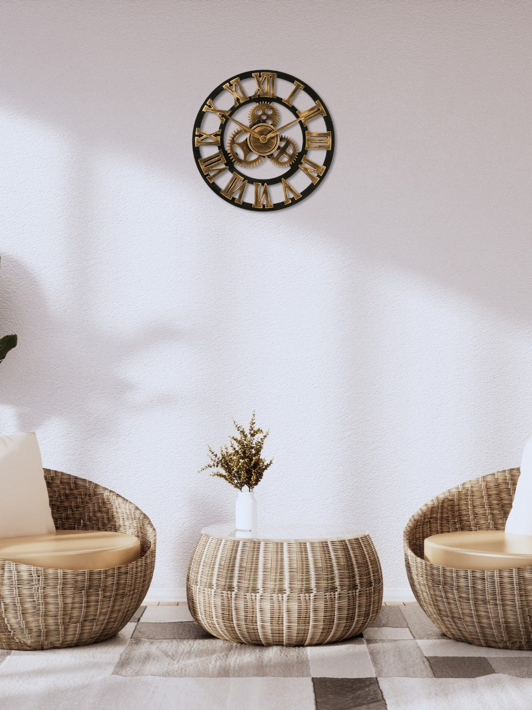 grande horloge murale vintage_Or (5)