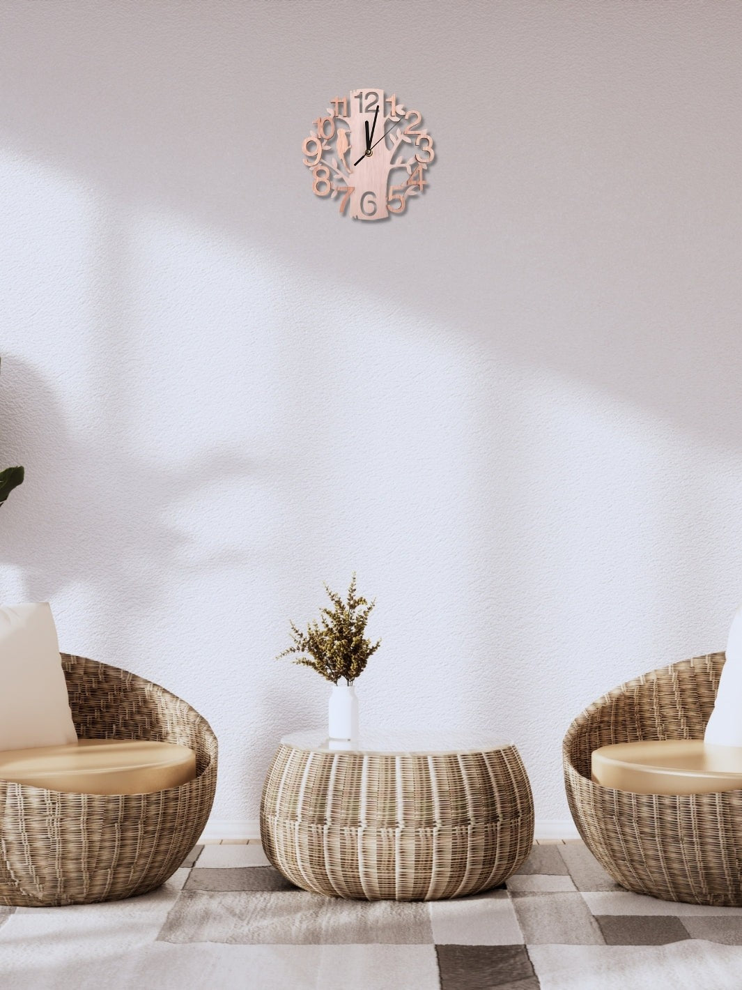 horloge murale design bois_Bois Blanc (2)