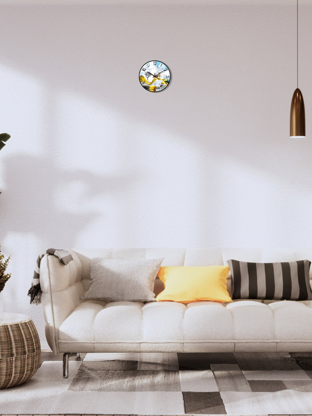 horloge murale fantaisie_Noir (2)