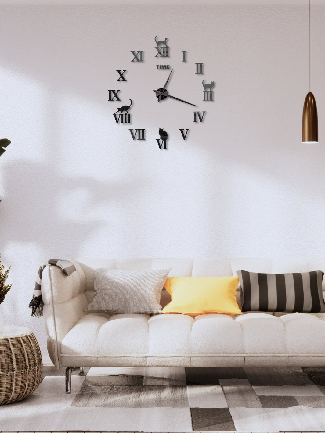 grande horloge murale 80 cm_Noir (2)