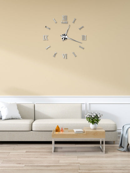 grande horloge murale style industriel_Argent (2)