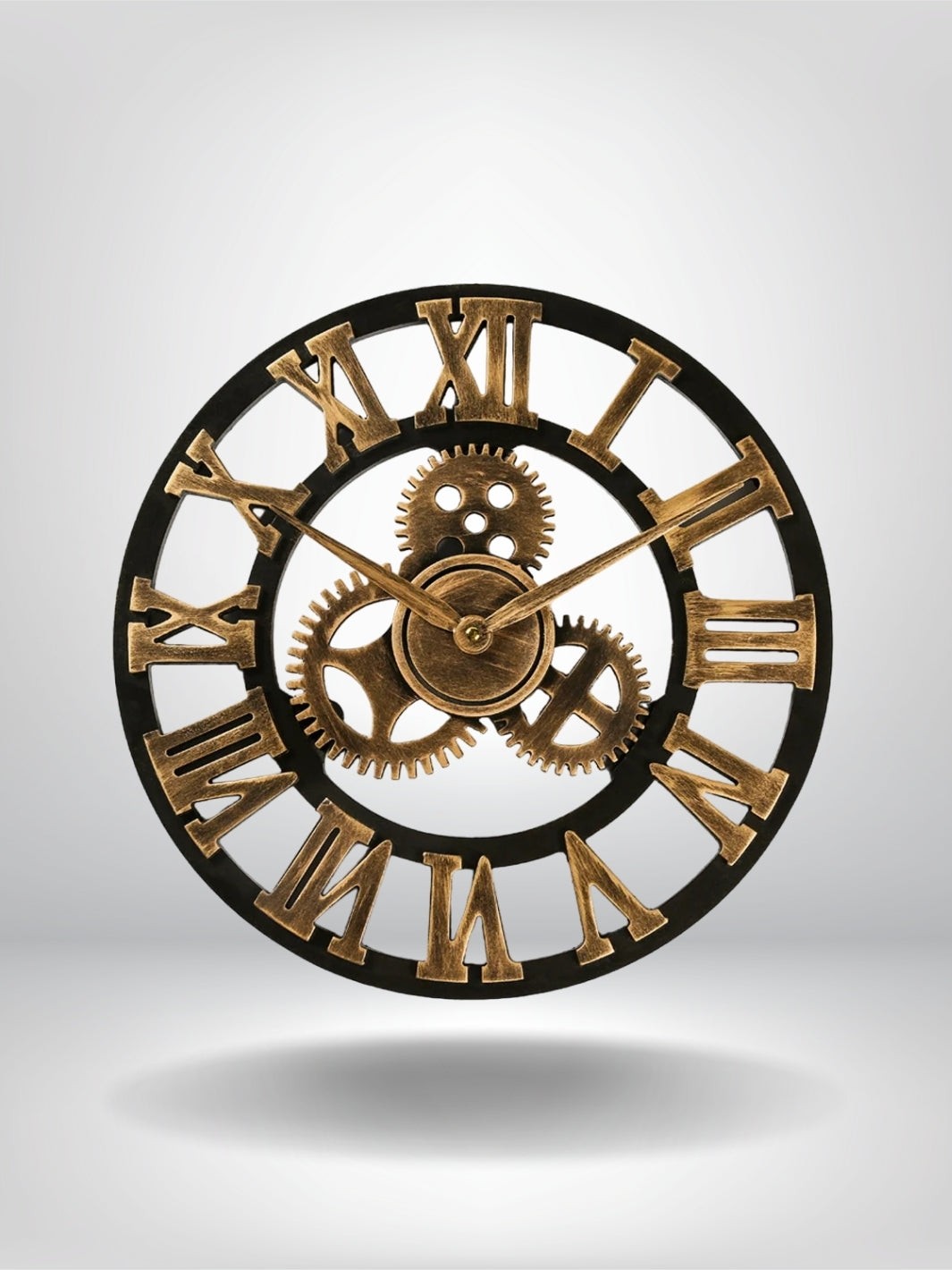 grande horloge murale vintage_Or