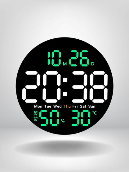 horloge chiffre numerique_Vert Clair