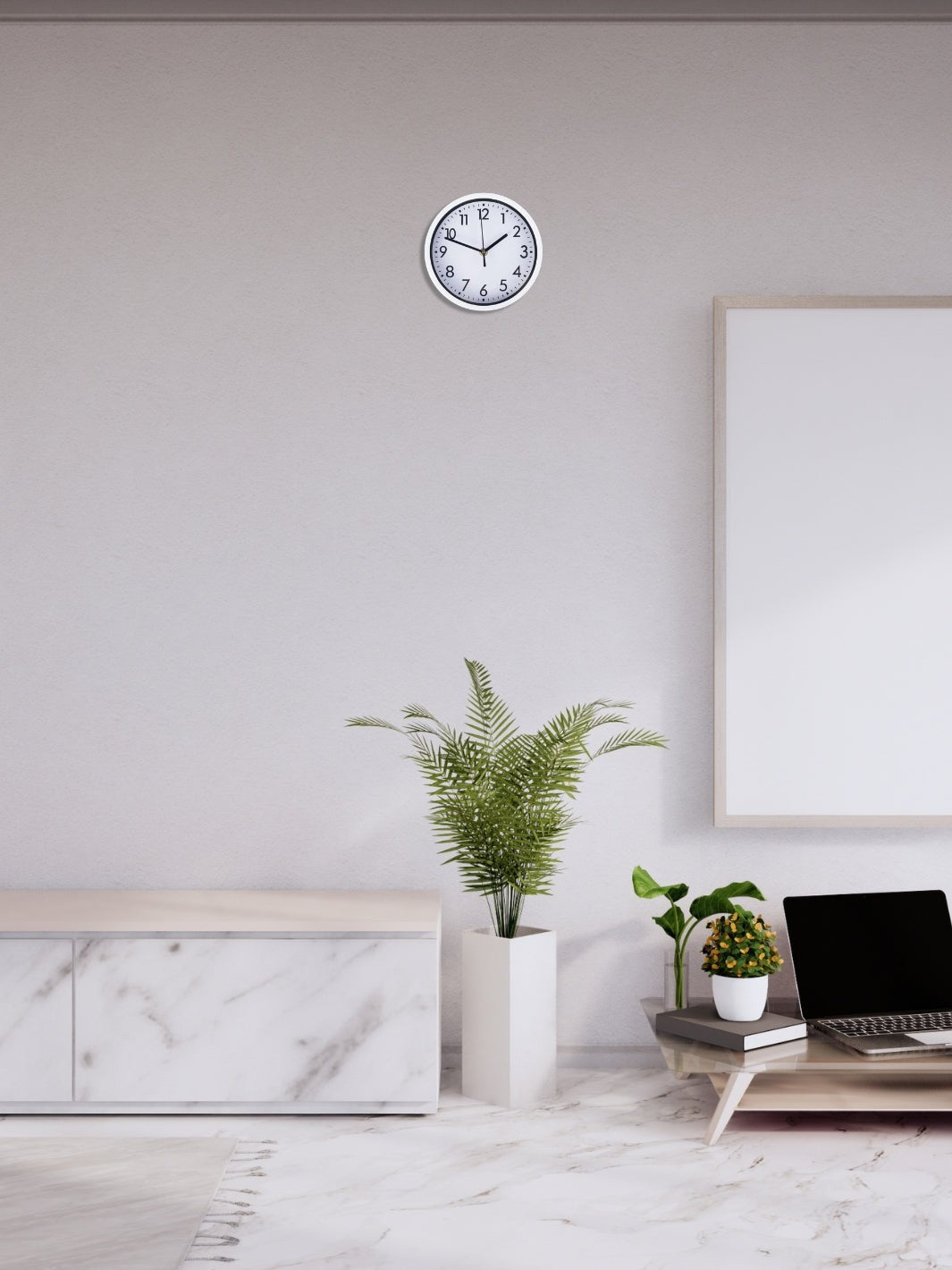 horloge de bureau vintage_Blanc (2)