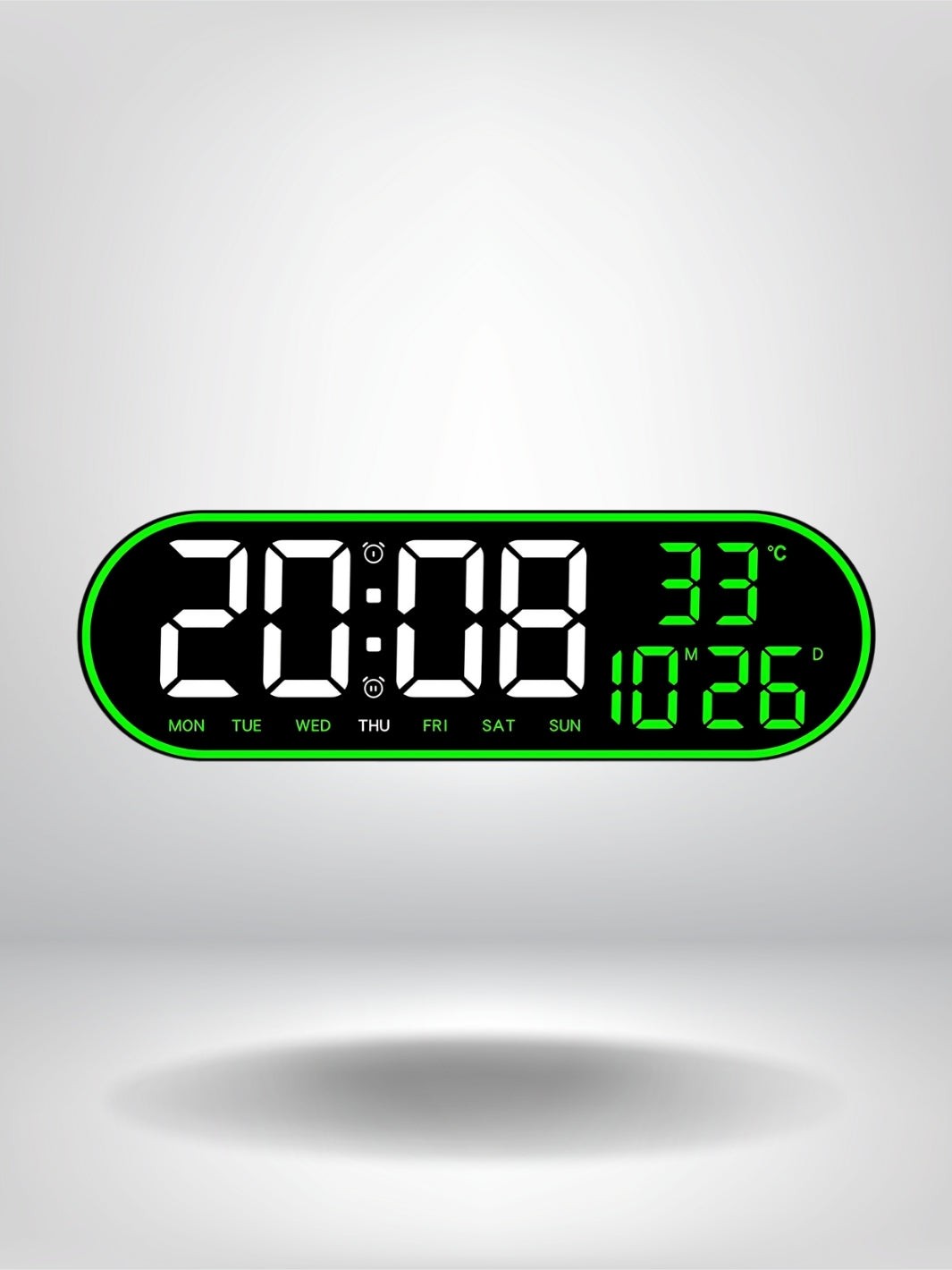 horloge digitale design_Vert