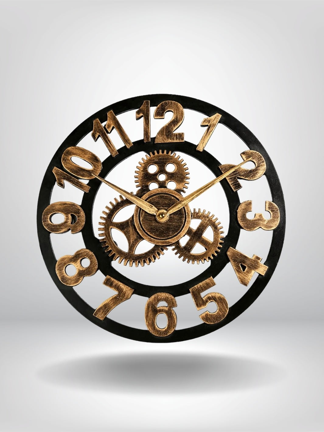 horloge industrielle vintage_Or