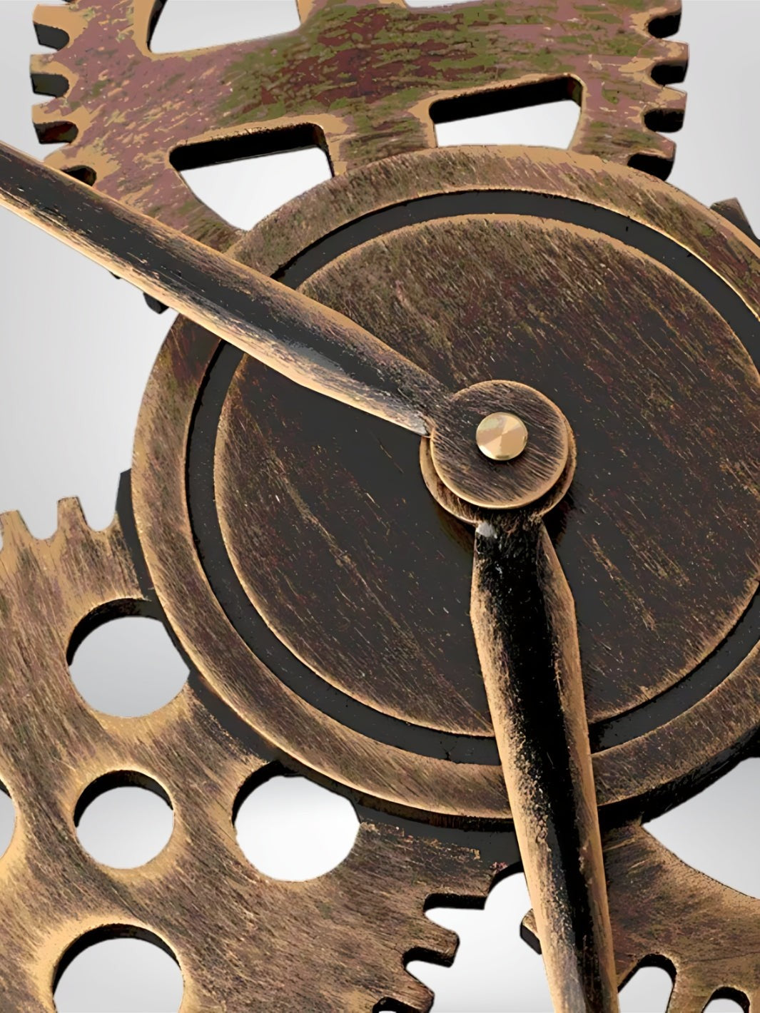 horloge industrielle vintage_Or (2)
