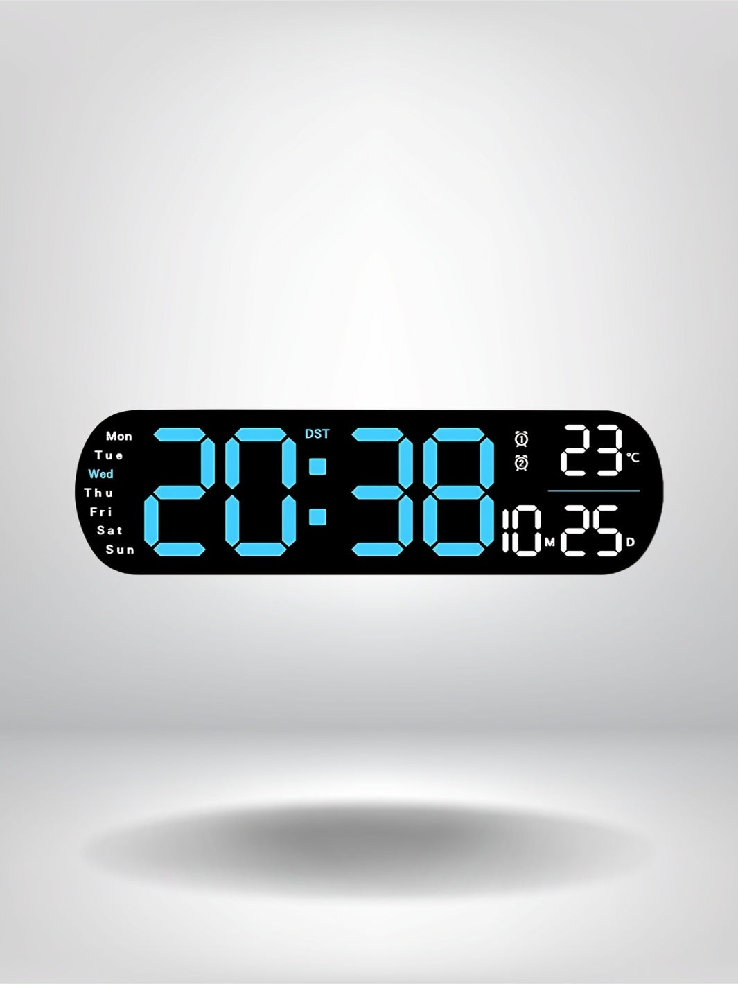 horloge led digitale_Bleu Clair