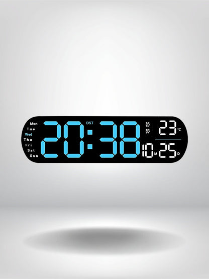 horloge led digitale_Bleu Clair