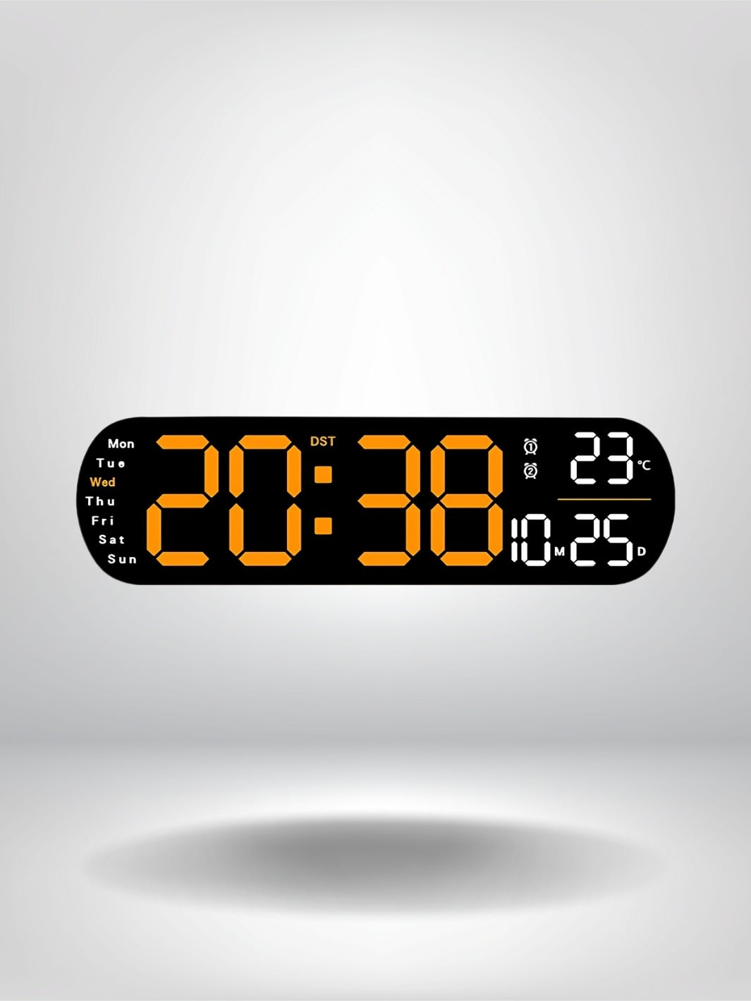 horloge led digitale_Orange