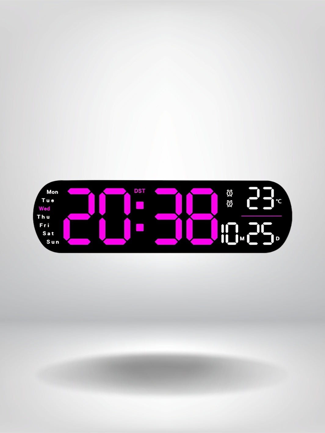 horloge led digitale_Rose