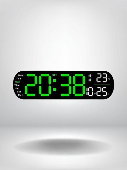 horloge led digitale_Vert