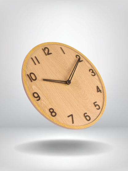 horloge murale bois scandinave_Bois Clair (2)