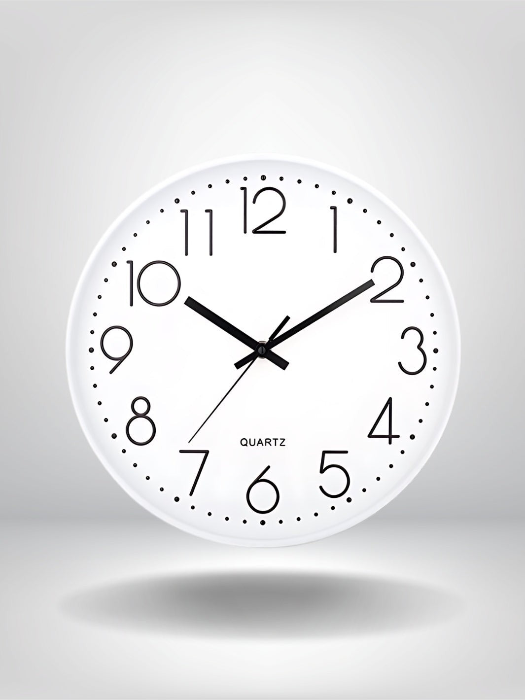 horloge murale contemporaine design_Blanc