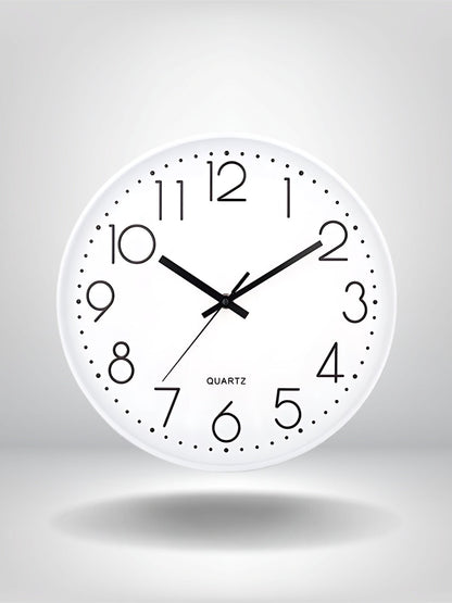 horloge murale contemporaine design_Blanc