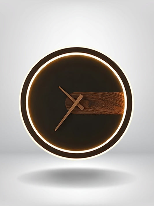 horloge murale design decorative_Noir