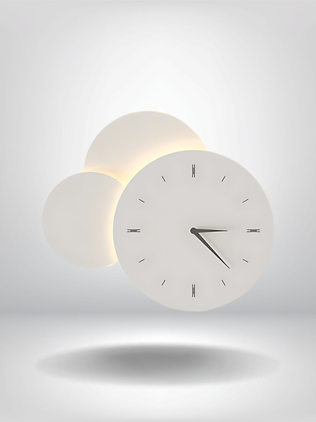 horloge murale design italien_Blanc