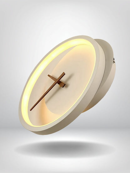 horloge murale design lumineuse_Blanc (2)