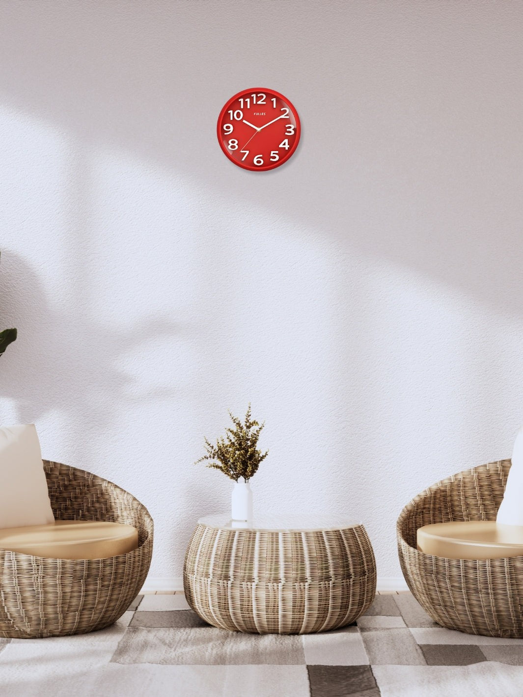 horloge murale design rouge_Rouge (3)