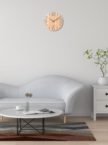 horloge murale design scandinave_Bois Clair (2)