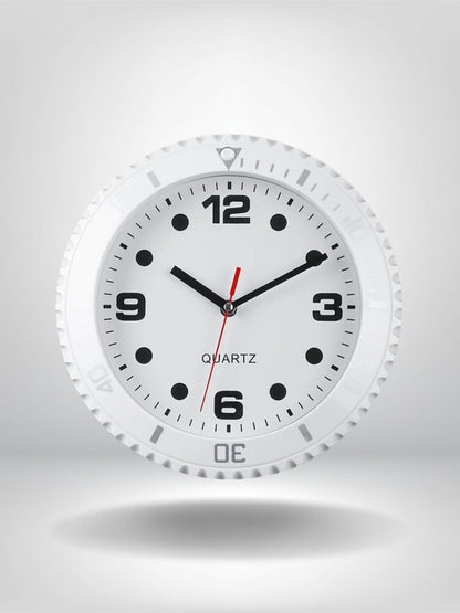 horloge murale forme montre_Blanc