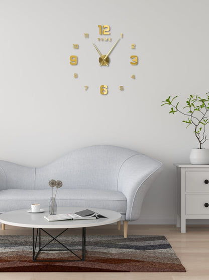 horloge murale grand format_Or (2)