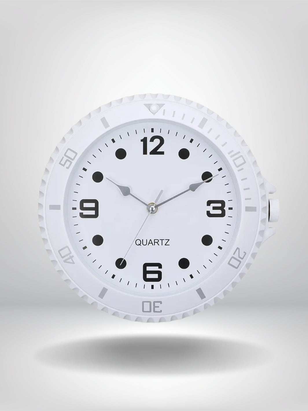 horloge murale montre_Blanc