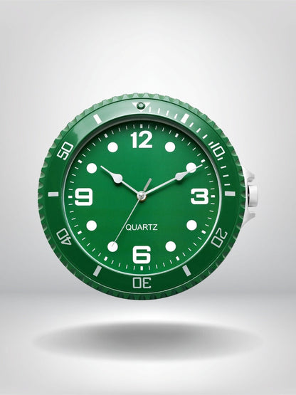 horloge murale montre_Vert