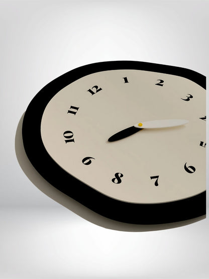 horloge murale originale design_Gris et Noir (3)