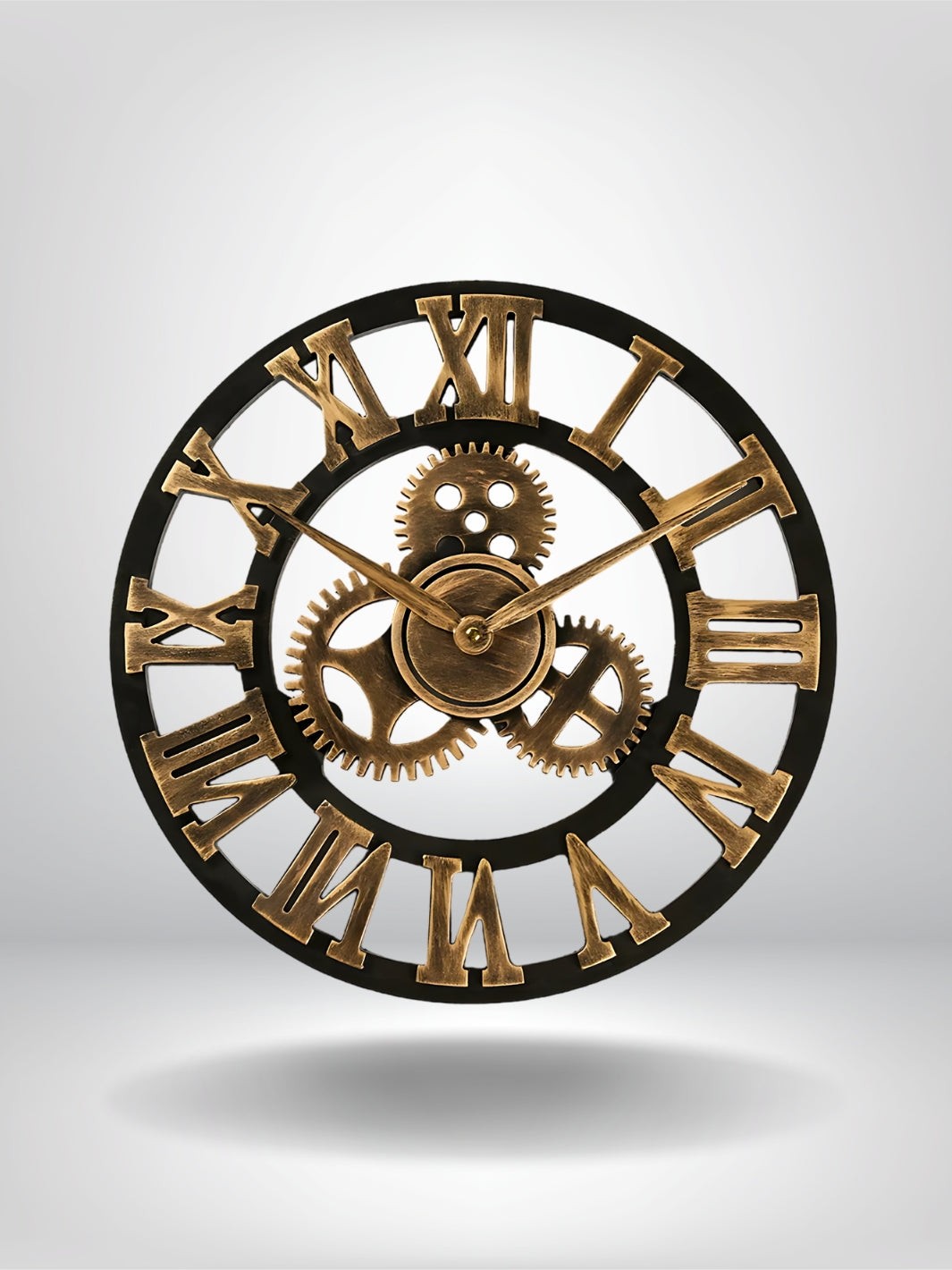 horloge murale vintage factory_Or