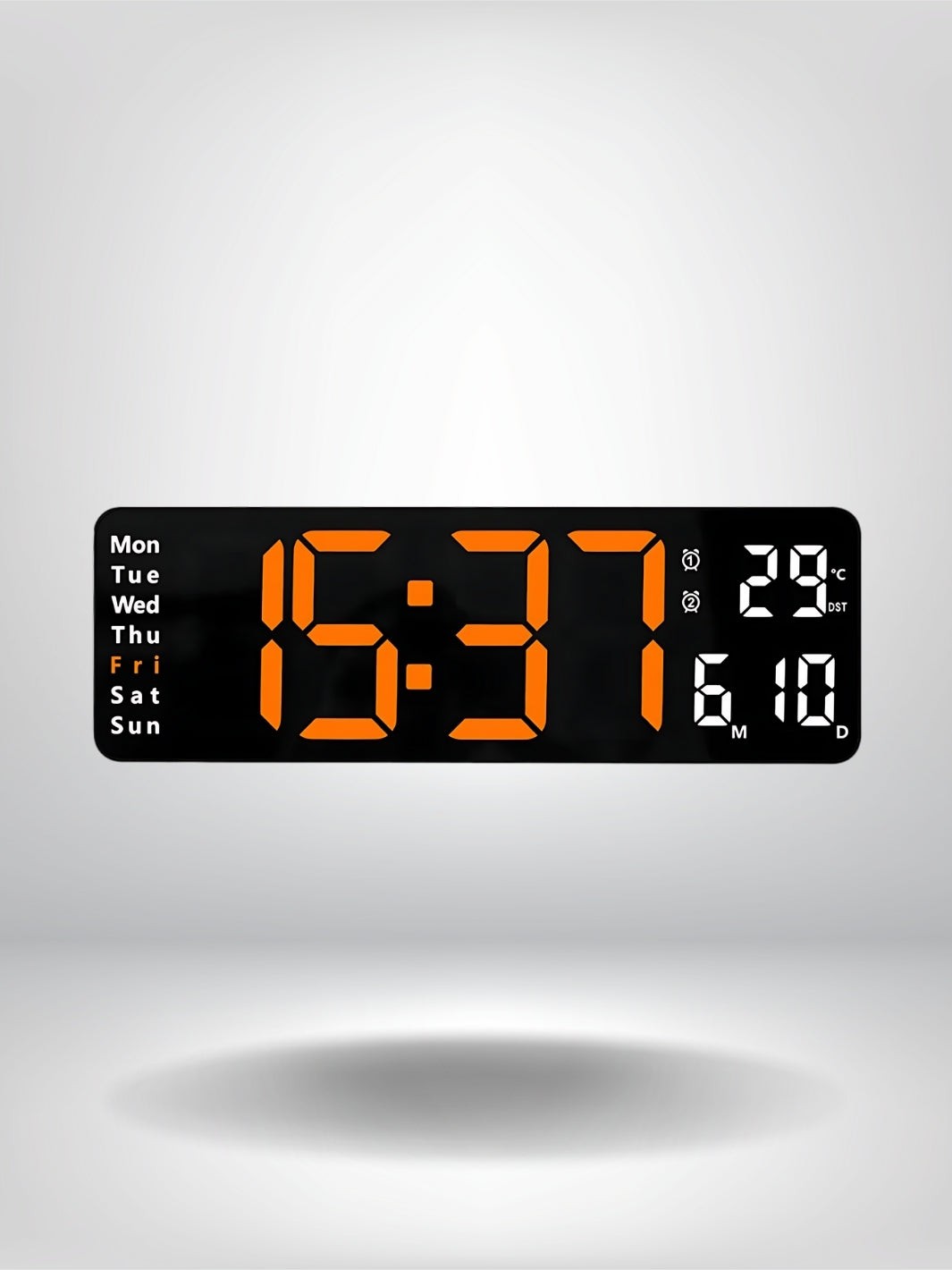 horloge numerique de bureau_Orange