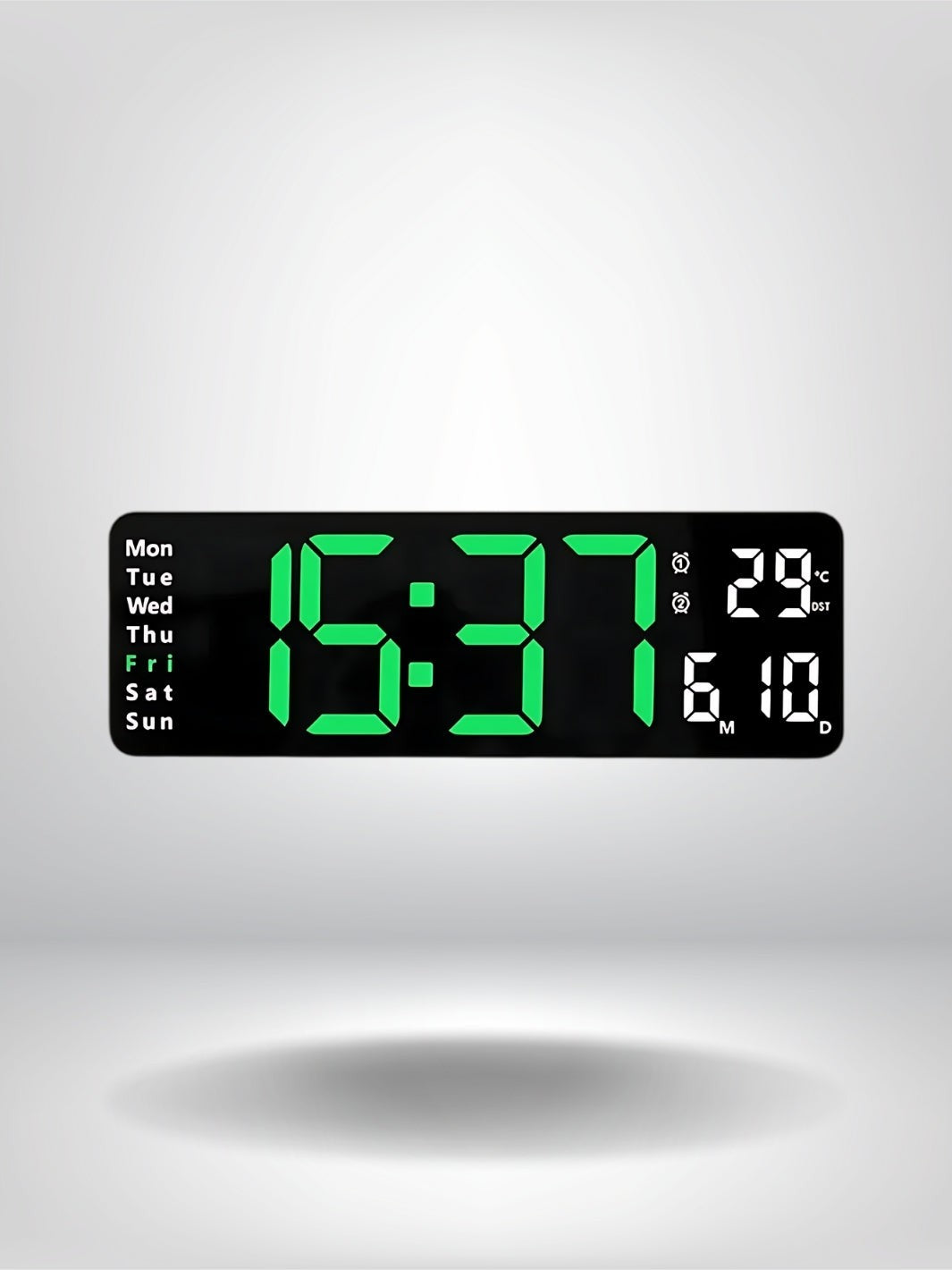 horloge numerique de bureau_Vert Clair