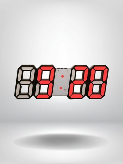 horloge numerique design_Rouge