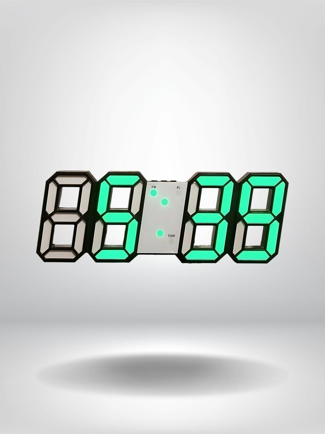 horloge numerique design_Vert Clair