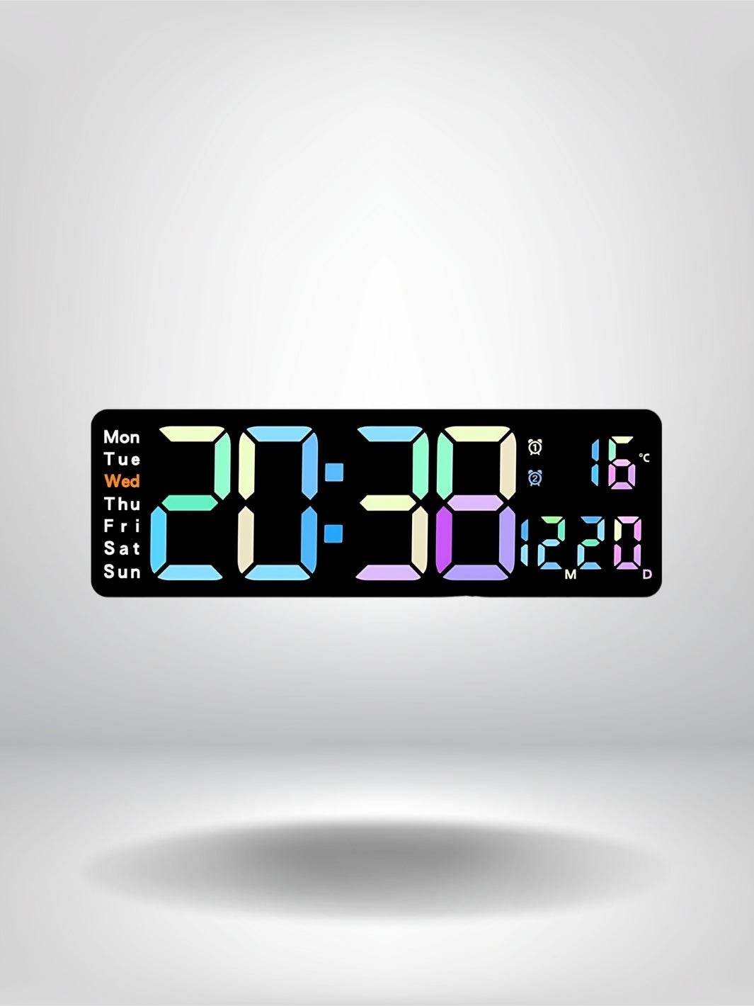 horloge numerique led_Pastel