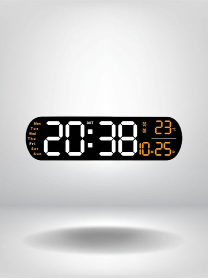 horloge numerique moderne_Orange