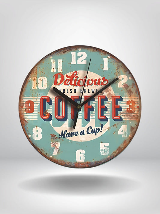 horloge publicitaire vintage_Vintage Coffee