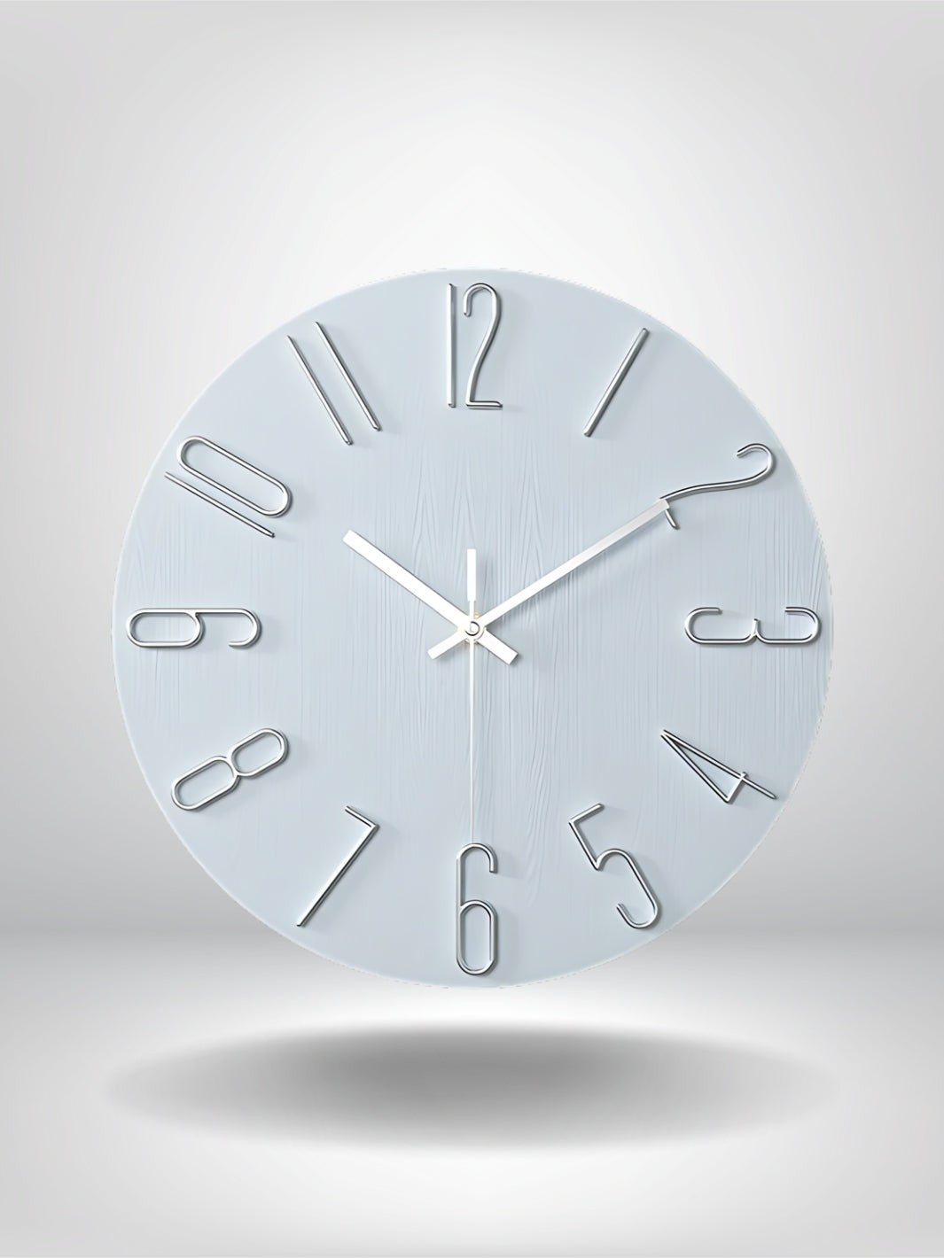 horloge ronde design_Gris