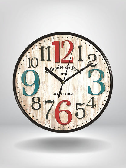 horloge vintage bois_Vintage Boutique