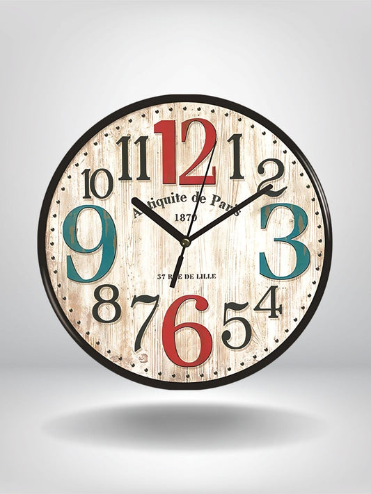 horloge vintage bois_Vintage Boutique