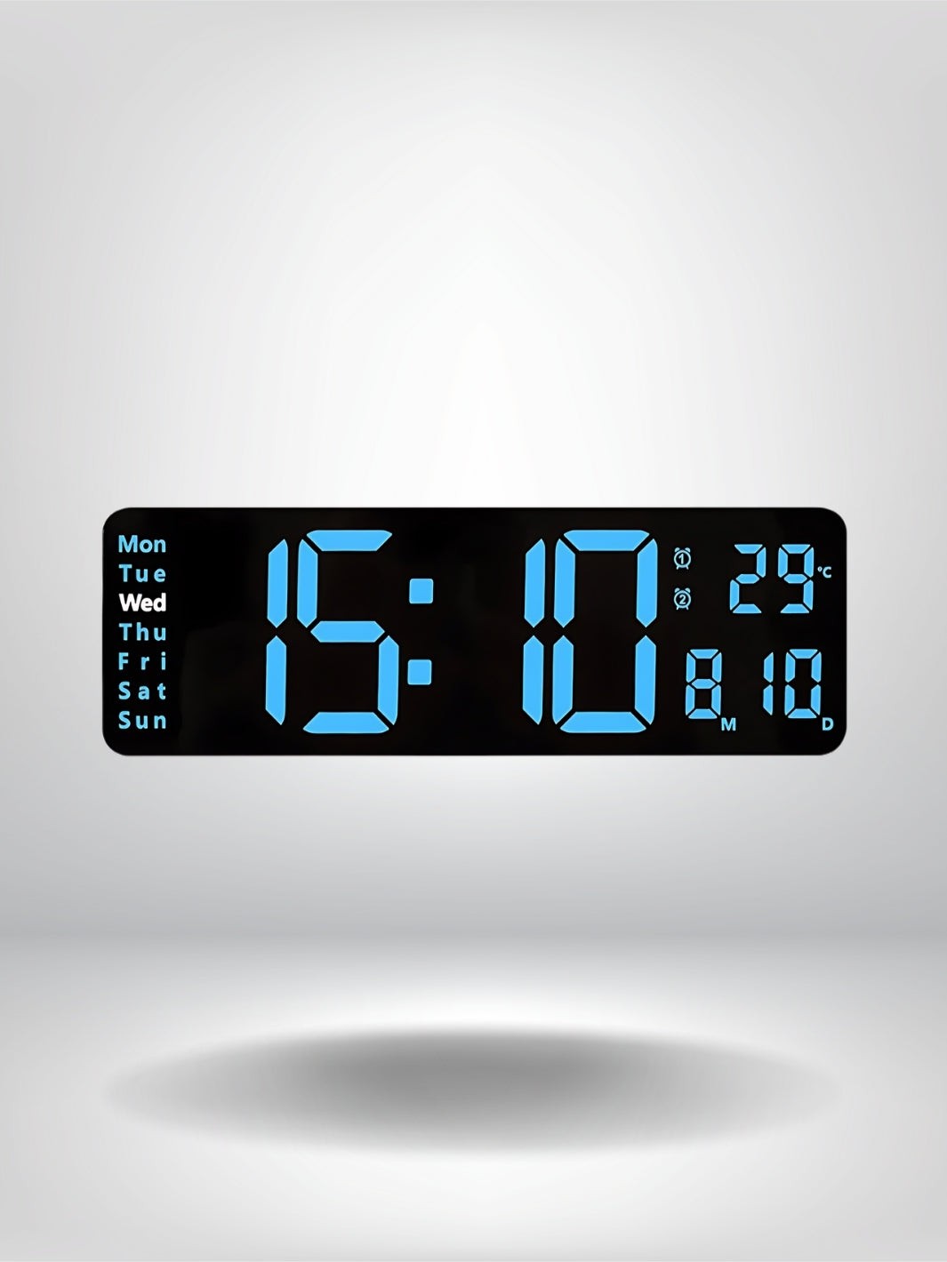 petite horloge digitale_Bleu Clair