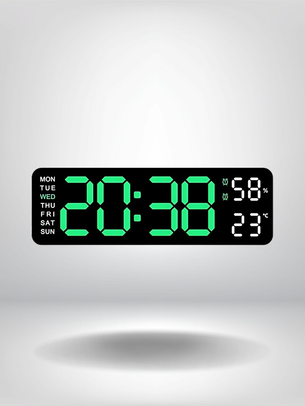 petite horloge numerique_Vert Clair